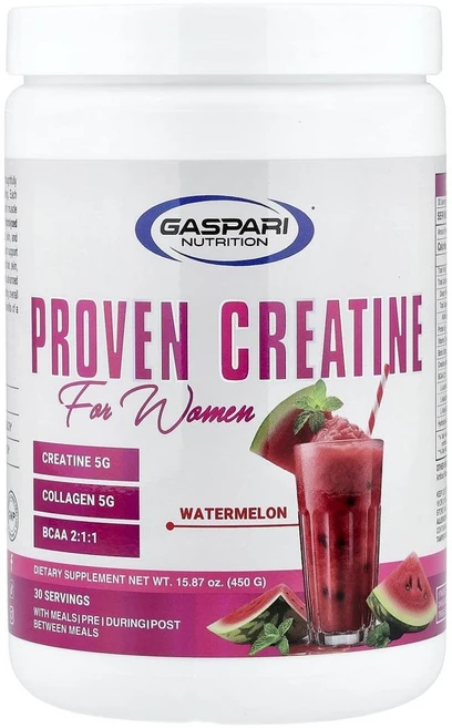가스파리 프로븐 크레아틴 포 우먼 워터멜론 450 g Gaspari Nutrition Proven Creatine For Women Watermelon 450g, 1개 - 쿠팡