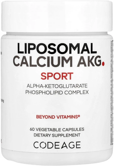 Codeage 리포소말 칼슘 AKG 스포츠 700mg 베지 캡슐 60정, 1개 - 쿠팡