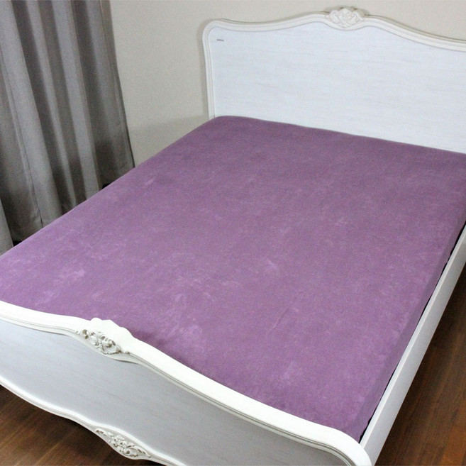 천마물산 대형수건 이불 타올 1900g 240x220cm, 보라, 1개