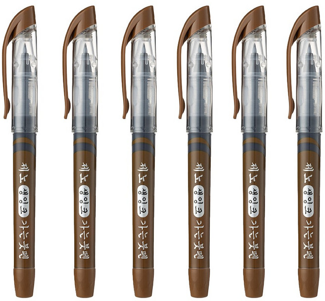 제노 XENO 붓펜, 가는붓펜 6개