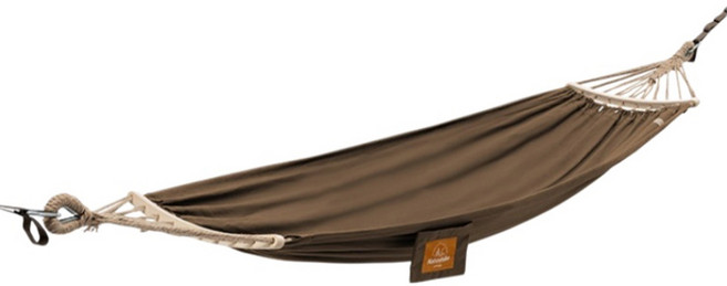 네이처하이크 라이트 캠핑용 해먹 1인용, 브라운