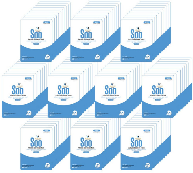 청정미인 에센스 알부틴 마스크팩, 1개입, 100개