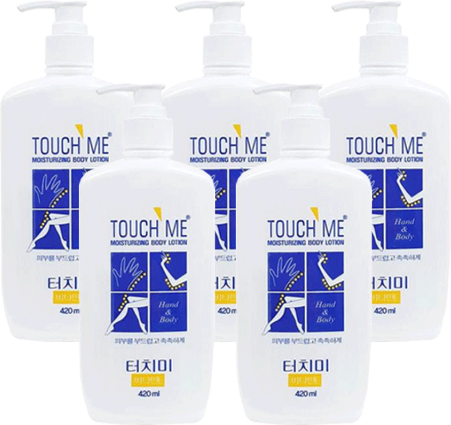 터치미 모이스처라이징 바디로션 420ml, 5개