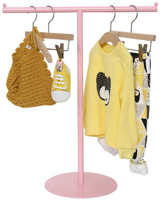 마다메이드 강아지행거 스탠드 높이고정 양벌일자 19파이_완제품, (화이트)