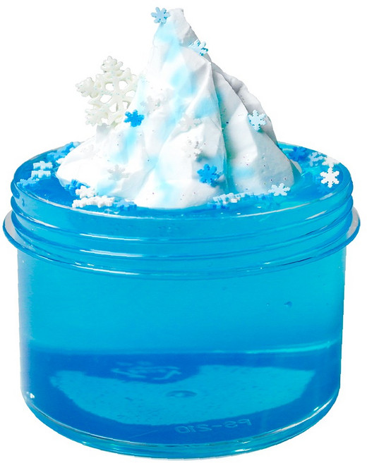 젤시스 아이스에이지 클리어지글리 점토슬라임 수제슬라임 안전한재료 스트레스해소 출렁말랑, 1개, 230g, 아이스에이지 슬라임