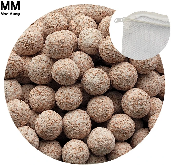 [지퍼 여과재망 포함] 물멍 파워 섭스프로 볼 여과재 1L 800g 괴물 가성비 프로섭스 섭스트라트프로 1리터 바코드 정식 버전, 1L 약 800g, 1개 - 쿠팡