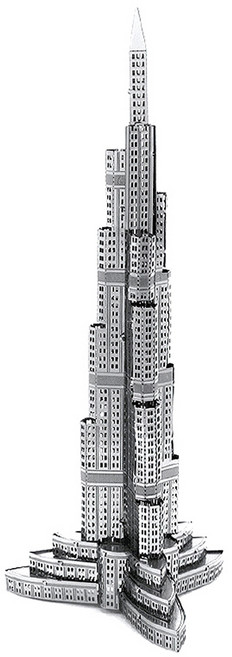 [알꿀밤-메탈퍼즐-건축] 부르즈칼리파 타워