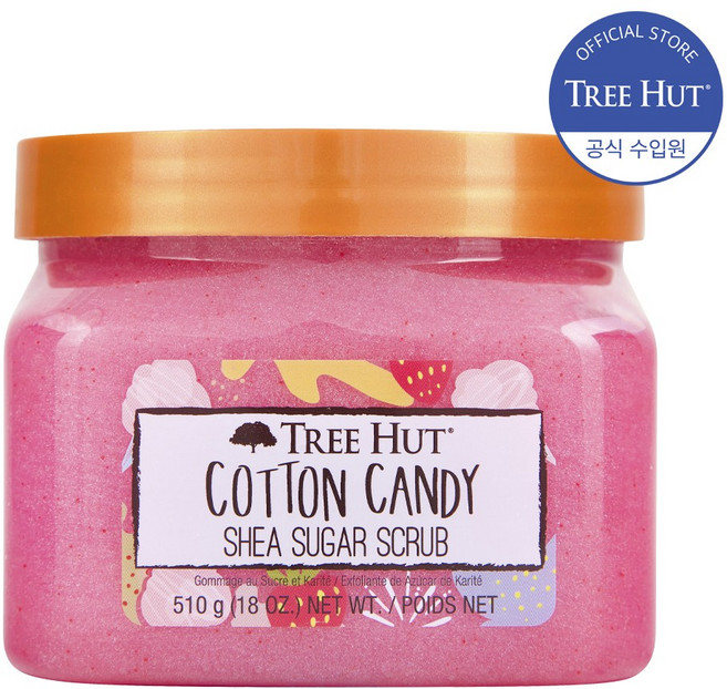 트리헛 시어 슈가 스크럽 코튼캔디, 510g, 1개