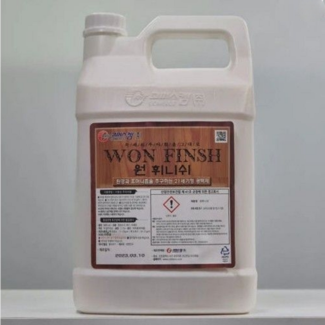 원휘니쉬 마루광택제 강마루 바닥 코팅제 3.75L, 1개