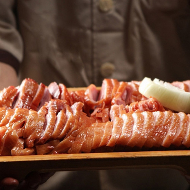 대용량 훈제오리 2kg 슬라이스 벌크용 캠핑 파티요리용 2키로, 1개