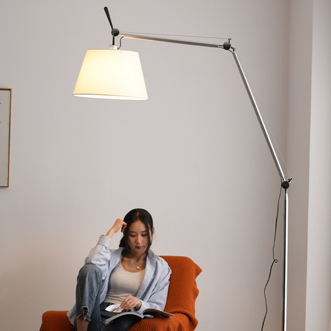 유로 플로어 램프 거실 장스탠드 스탠딩 관절 각도조절 조명 2 sizes, 600(S)-삼색변환 램프