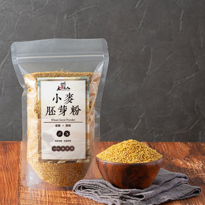 展榮商號 小麥胚芽粉 低溫烘焙 高蛋白質 高維生素 無糖添加, 1個, 小麥胚芽(片狀)