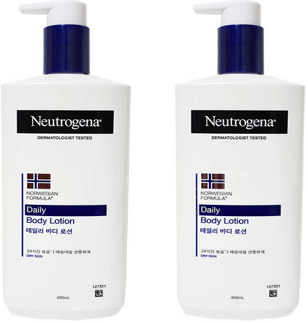 1+1 뉴트로지나 데일리 바디 로션 450ml *2 총 2개, 1개