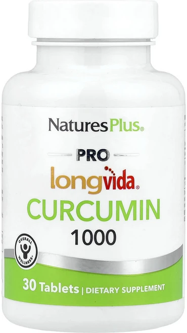 건강챙기세요 NaturesPlus Pro Longvideo® 커큐민 1000 1000mg 30정 백살까지오래오래, NaturesPlusProLongvideo커큐민1000, 1개 - 쿠팡