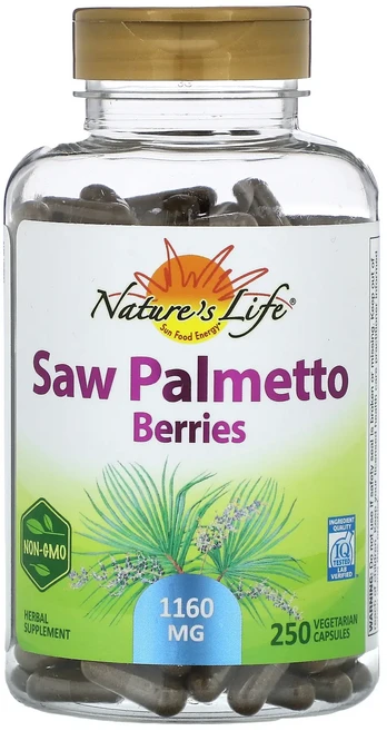 단백질 비타민 철분 마그내슘 칼슘 Nature's Life 쏘팔메토 베리 베지 캡슐 250정(캡슐 1정당 580mg) 고루고루섭취해주세요, NaturesLife쏘팔메토베리베지캡슐250정캡슐1정당, 1개 - 쿠팡