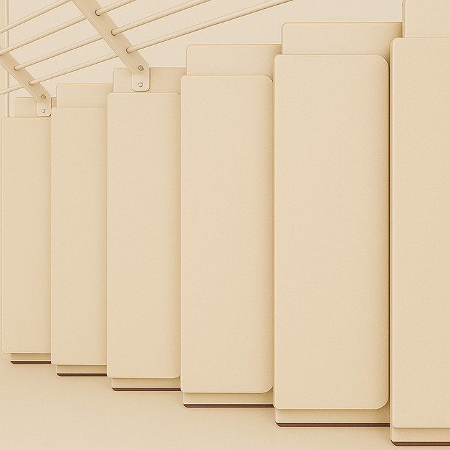 파파스 계단 매트 강아지 슬개골탈구 논슬립 미끄럼방지 패드, 55x22x4.5cm(무지 베이지)x1장, 1개