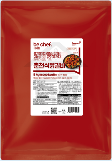동원홈푸드 춘천식닭갈비, 1개, 5kg