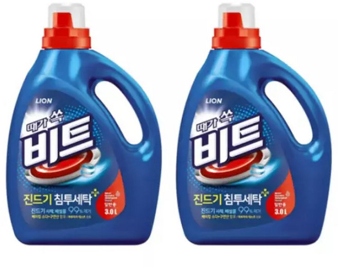 비트 진드기케어 액체세제 일반용 3L 2개