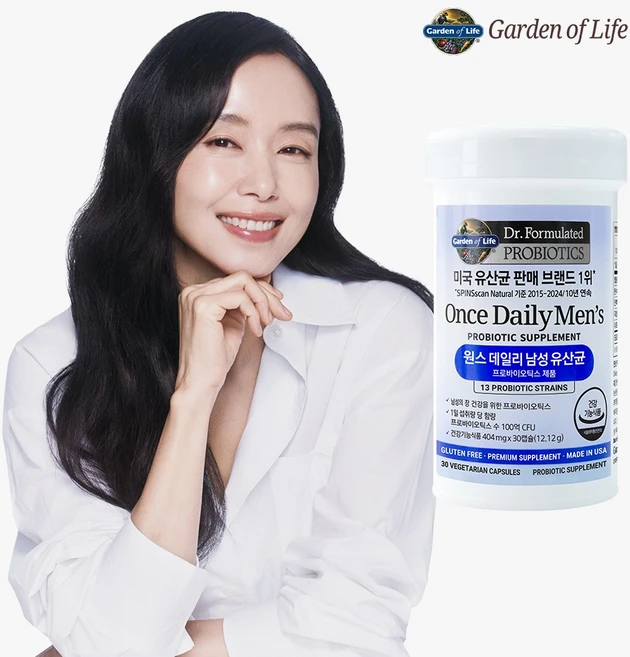 가든오브라이프 원스 데일리 남성 유산균 30캡슐 X 1개, 단품, 30정 - 쿠팡