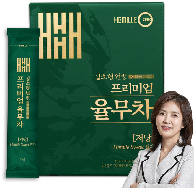 김소형 원장 볶은율무 스테비아 프리미엄 저당 율무차, 1박스, 30개입, 15g