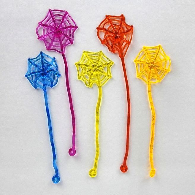 [무료배송/당일배송] 칼라 거미줄 말랑이 스파이더맨 찐득이 끈끈이 [엘리빅마켓], 5개, 30g, 랜덤