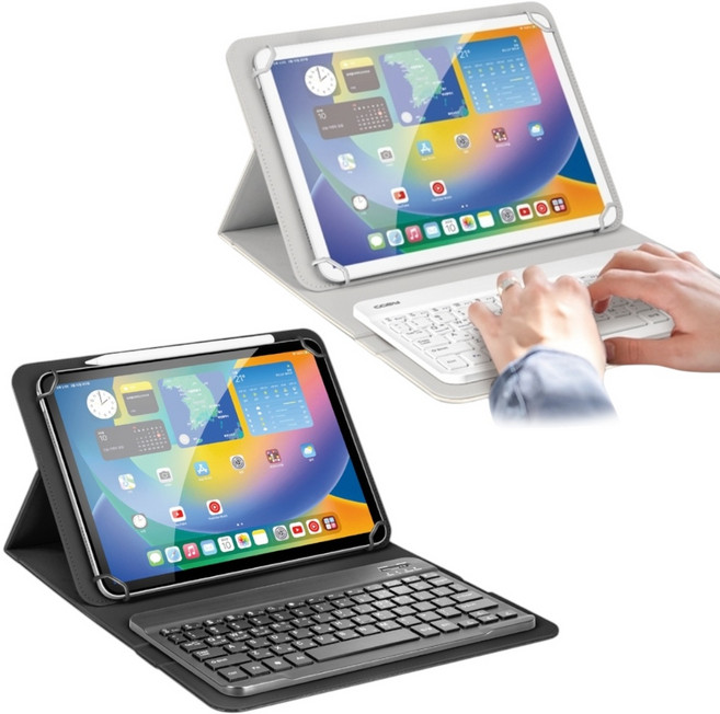 레노버 Yoga Tab 11.1 AI 태블릿 거치 블루투스 키보드 케이스, 1개