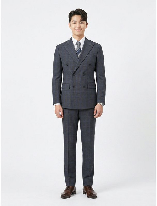 파렌하이트 윈도우페인 체크더블 브레스티드 수트 정장 세트 FIJAD2371 FIPAD2271