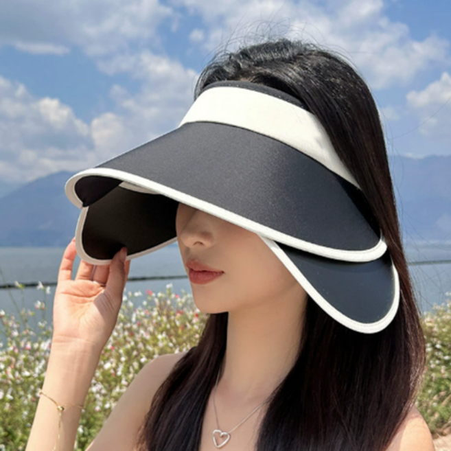 하니모아 여성 골프 햇빛가리개 썬캡 자외선 UV차단 모자
