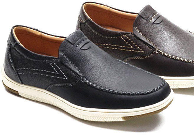 행텐 천연소가죽 남성 로퍼 컴포트화 캐주얼구두 5052