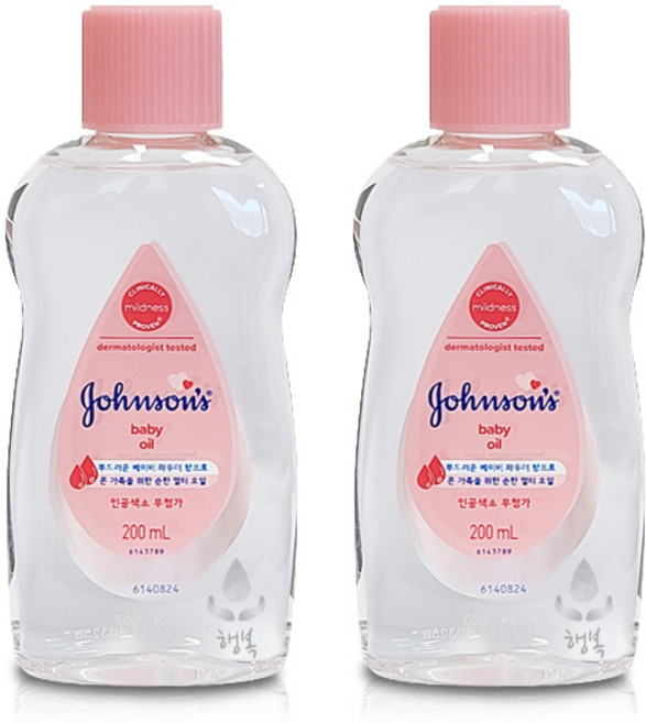 존슨즈 클래식베이비향 베이비 오일, 200ml, 2개