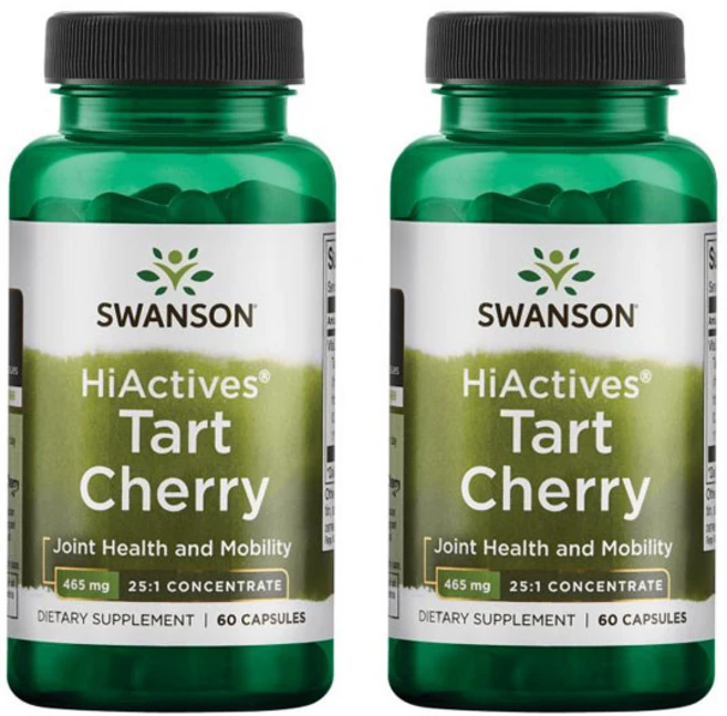스완슨 하이액티브 타르트 체리 465mg 캡슐, 60정, 2개 - 쿠팡
