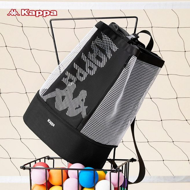 Kappa 運動健身泳袋 乾濕分離, 1個, 黑色