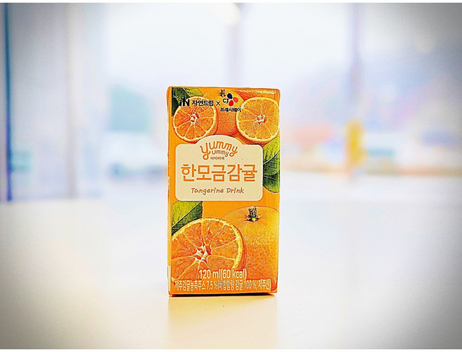 씨제이프레시웨이 & 자연드림 한모금감귤 120ml*24개입, 24개, 120ml