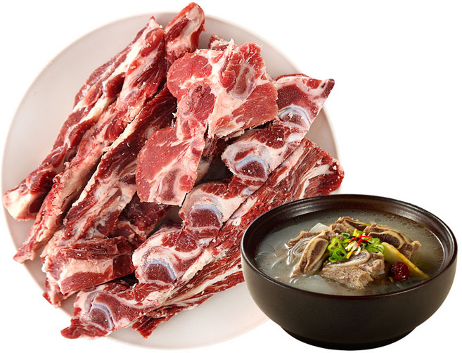 (배터짐) 미국산 초이스 조각갈비 탕갈비 2kg 포장 소갈비 (일요일&당일발송), 1kg, 2개