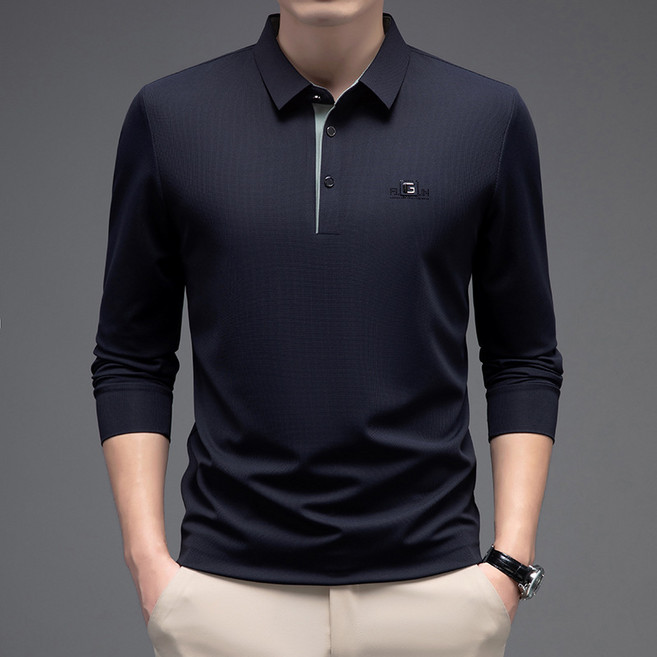 와이즈초이스 남성 고퀄리티 무봉제라인 카라 티셔츠