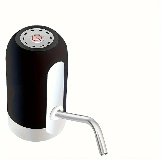 디펜서 자동 미니 배럴 물 전기 펌프 USB 충전 휴대용 물 디펜서 음료 디펜서, 01 Platinum