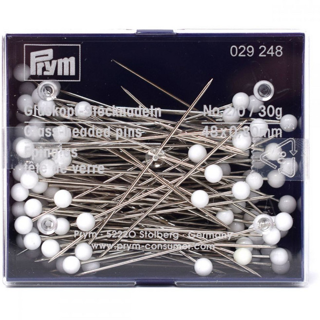 [세아퀼트] Prym 독일 시침핀 흰색