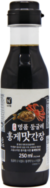 순창 명품둥굴레 홍게맛간장 250ml, 1개