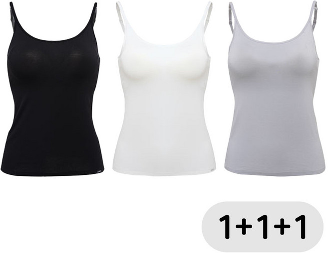 에리페 주니어 언더웨어 끈조절 모달 브라캡 나시 1+1+1