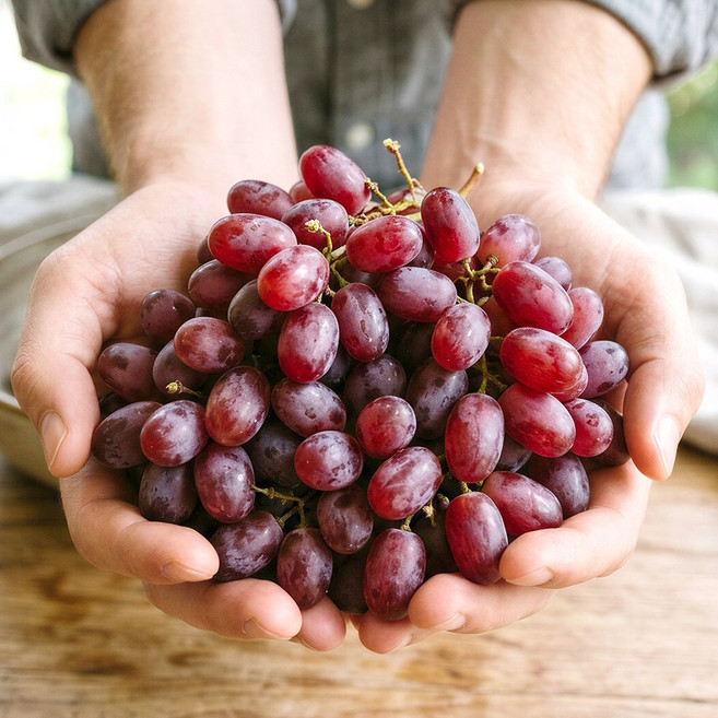 고당도 씨없는 적포도 크림슨포도, 1개, 900g