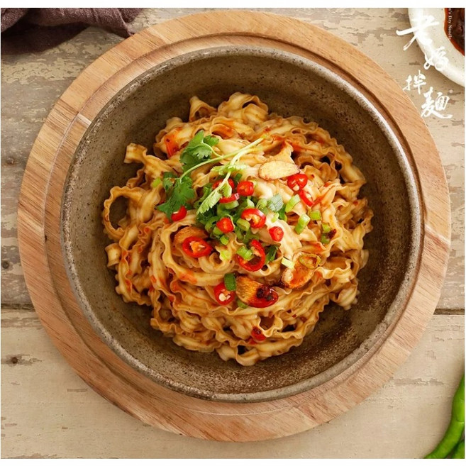 老媽 經典拌麵 麻辣/蔥油/胡椒麻醬口味 4入/袋, 麻辣口味 (101g/份x4份/袋), 1個