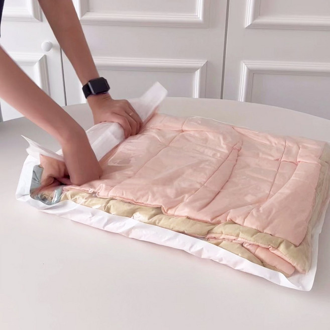 투웨이 벨브형 의류 이불 혼합 진공 압축 팩 중형5개+특대형5개, 2개, 5개입