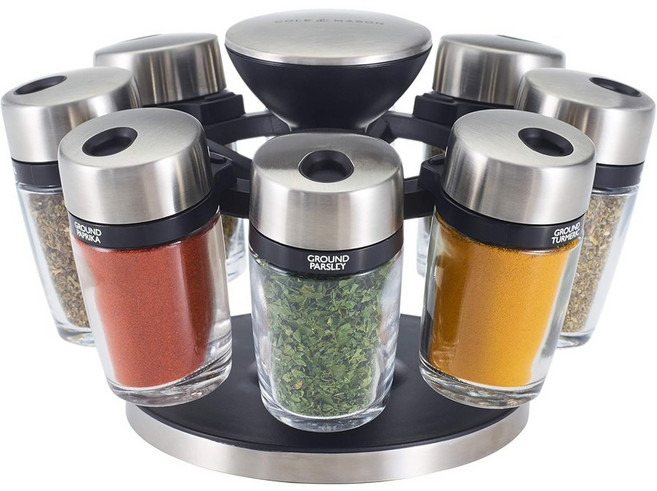 Cole & Mason H121809 캠브리지 향신료 선반 스테인리스 스틸 독일내수, 1개