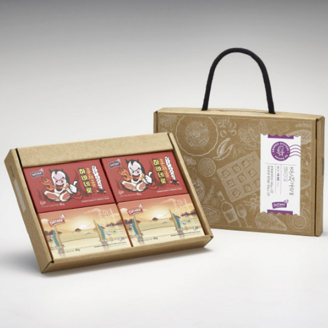 델리씨 훈제굴 미니4호 세트 4캔(하네로 2개 아히죠 2개)