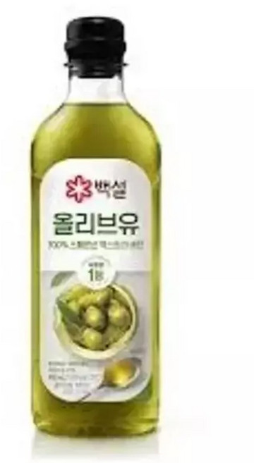 백설 압착 올리브유 900ml, 1개