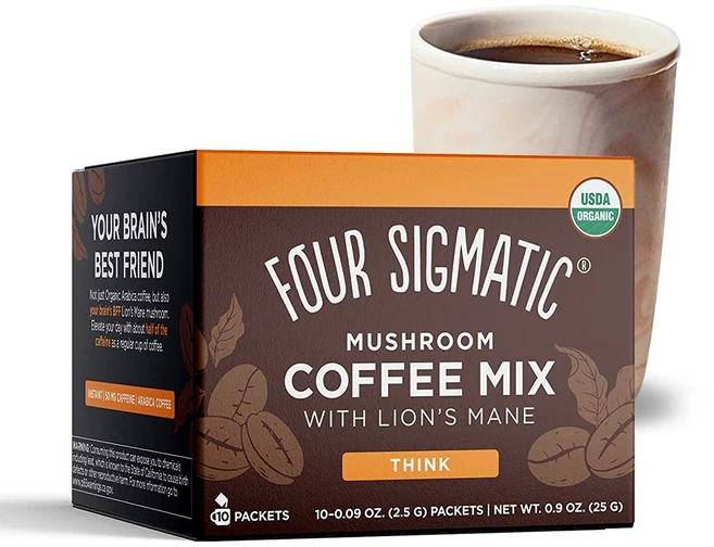 Four Sigma Foods Sigmatic 차가 노루궁뎅이버섯 커피믹스 2.5g x 10팩, 1개, 10개입, 25g - 쿠팡