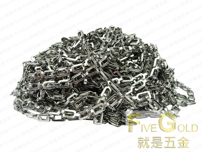 FiveGold 就是五金 日光燈鍊 板鍊 燈具懸掛鍊條, 1個, 白鐵