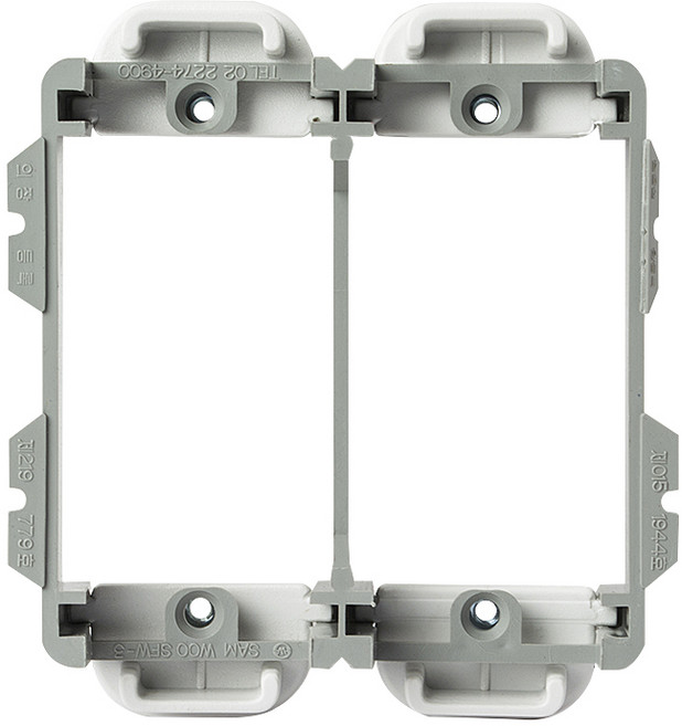 석고보드 콘센트 보조대 2개용 매입 서포트, 1개