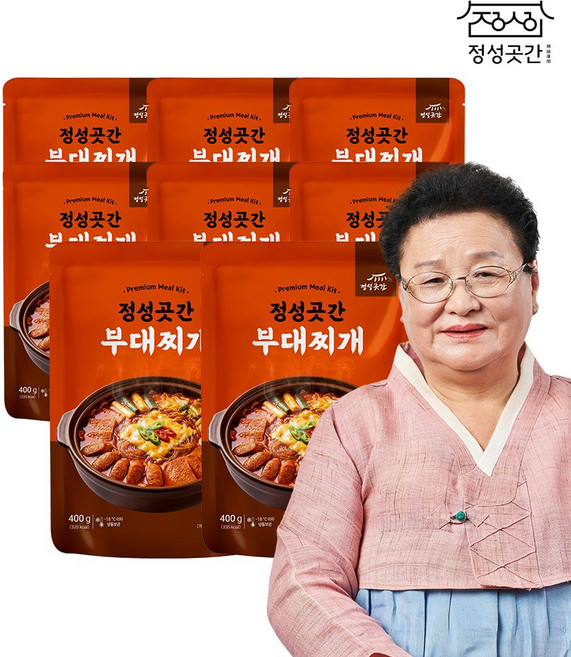 정성곳간 명인 강순의 부대찌개 400g 8팩, 없음, 8개