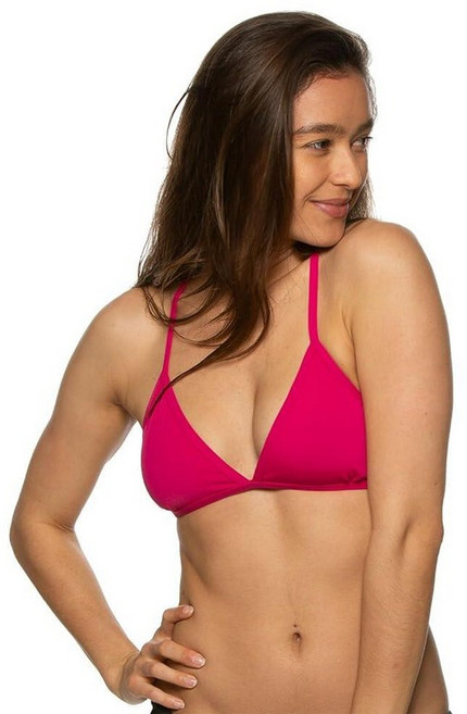 경쟁 수영 라이프가드 미디엄 커버리지 수영복 상의 위한 JOLYN 트라이앵글 타이백 운동 비키니 상의, Large, 드래곤 프룻